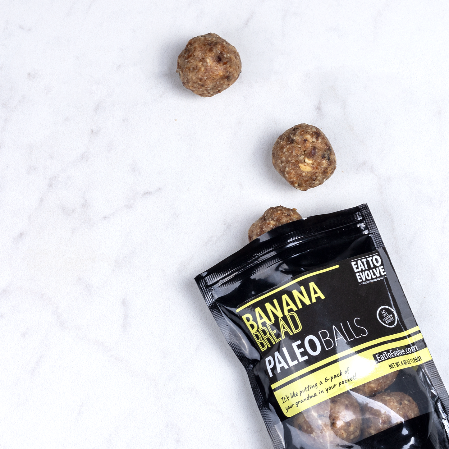 Banana Bread Paleo Balls, Six Pack