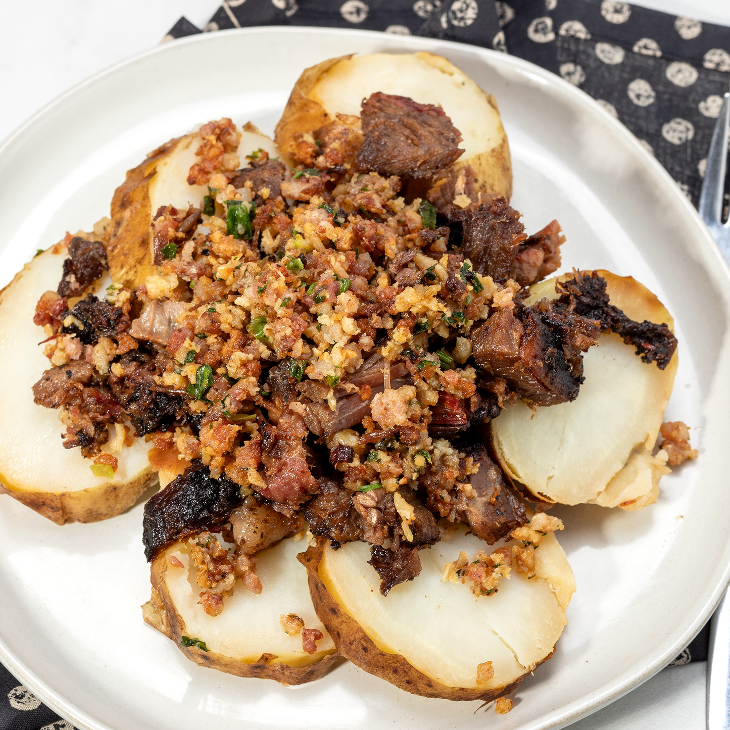 Brisket Stuffed Potato