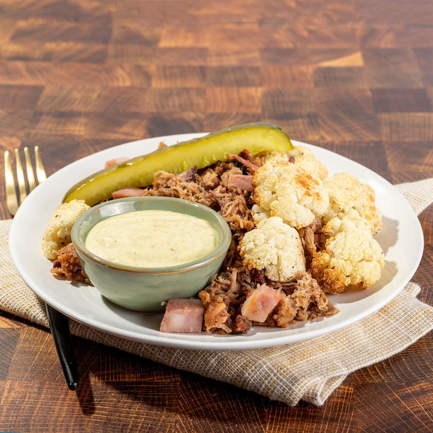 Cuban Pulled Pork, Roasted Cauliflower