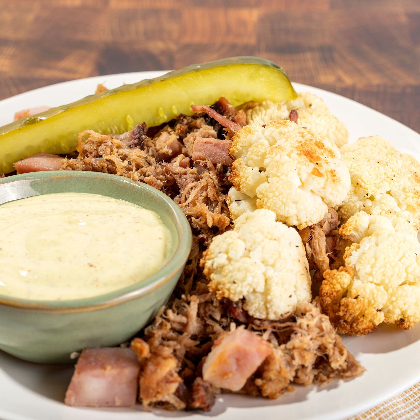 Cuban Pulled Pork, Roasted Cauliflower