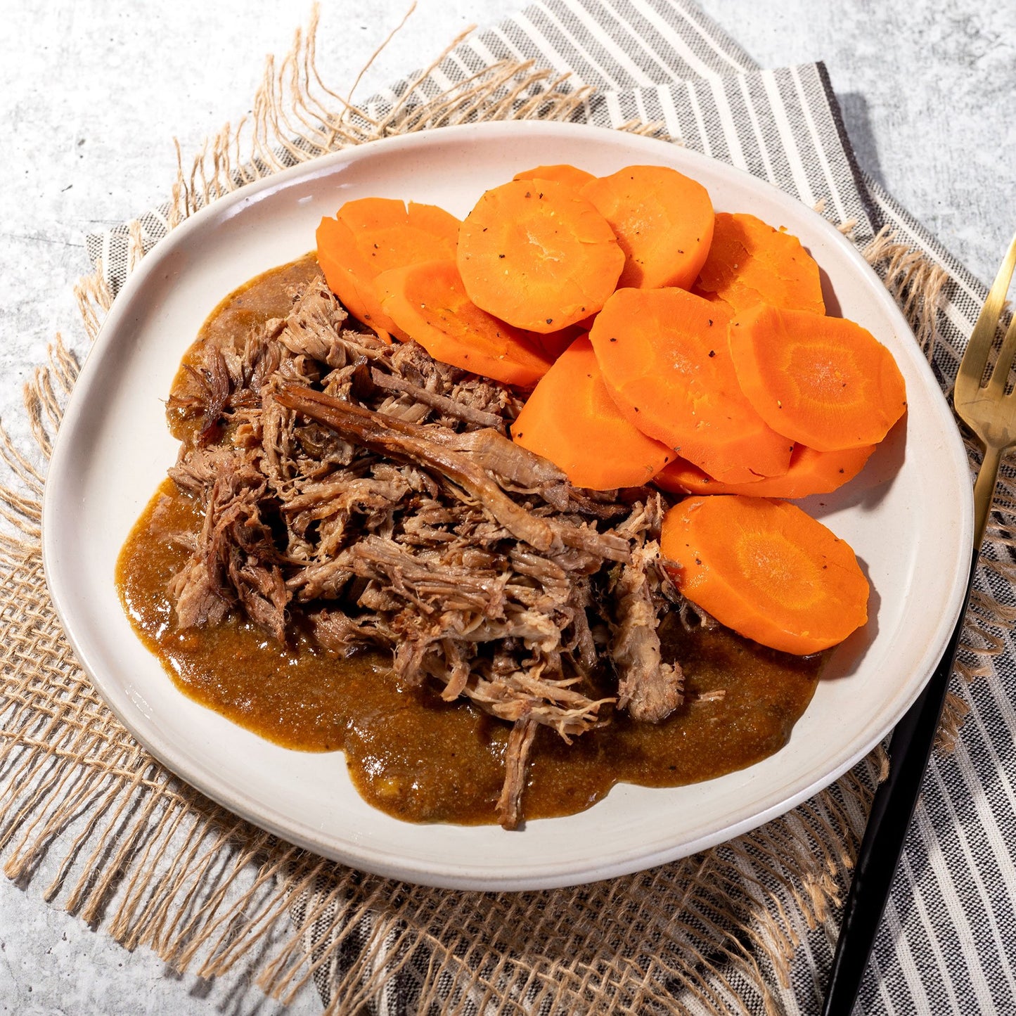 Pot Roast with Roasted Carrots