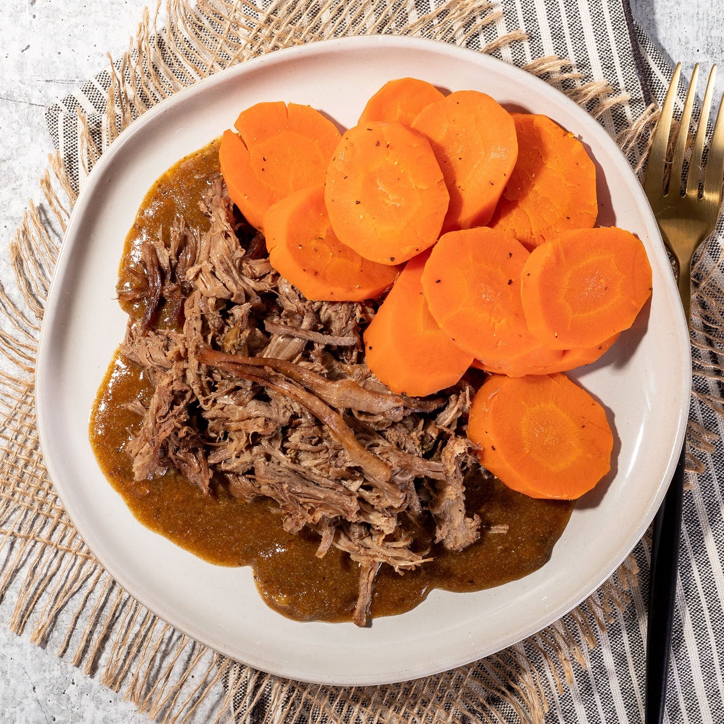 Pot Roast with Roasted Carrots