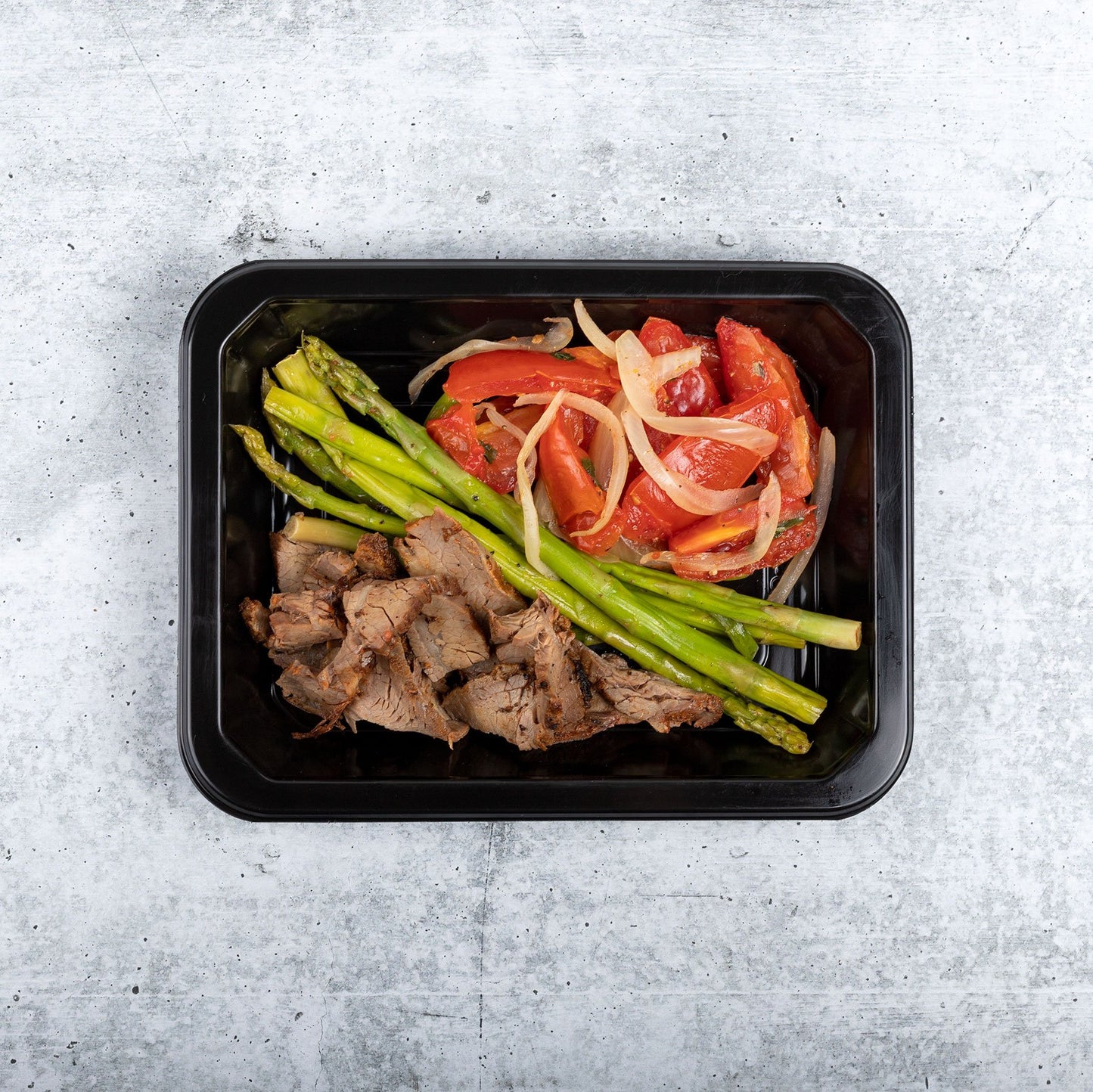 Sliced Steak, Warm Tomato Salad