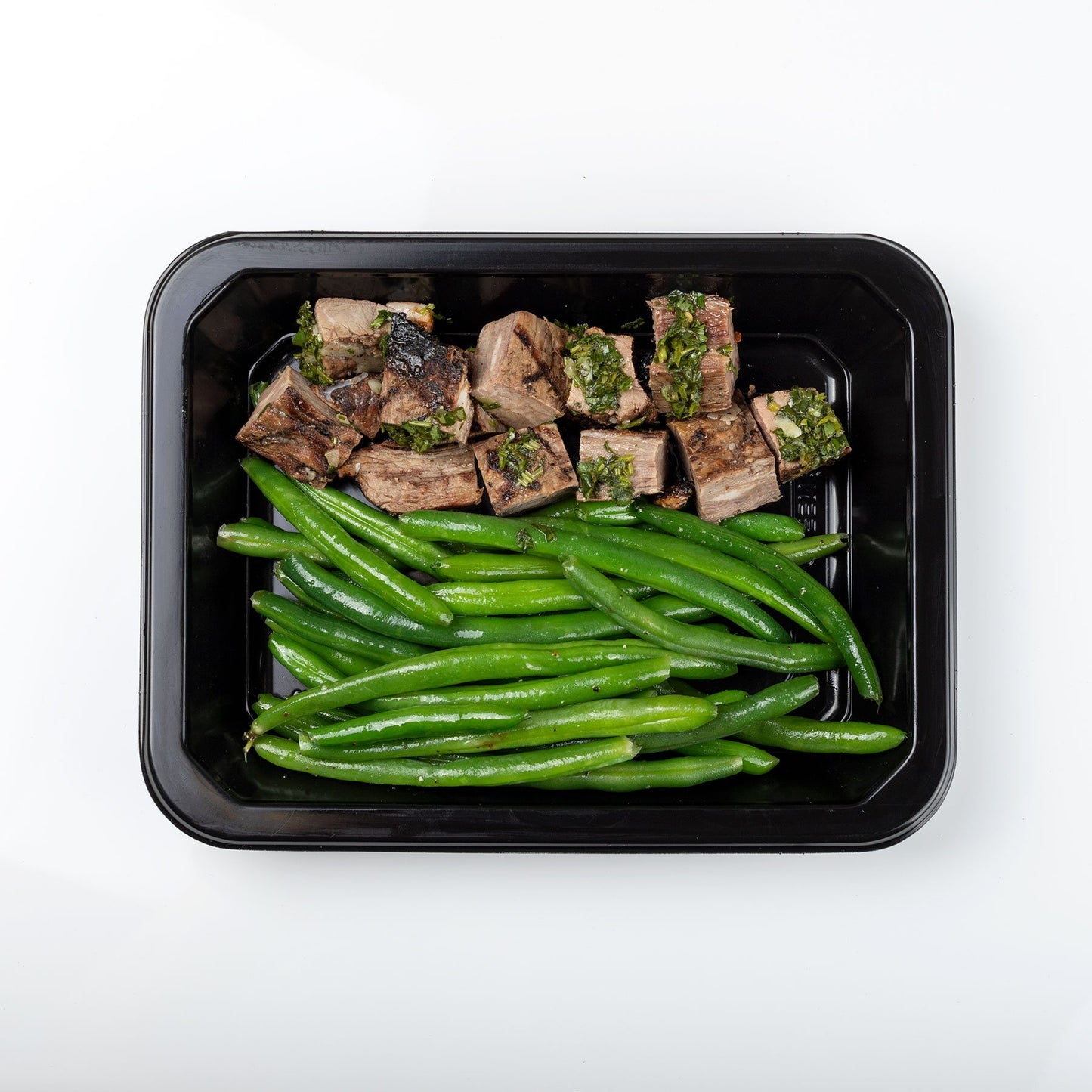 Steak and Green Beans with Chimmichurri